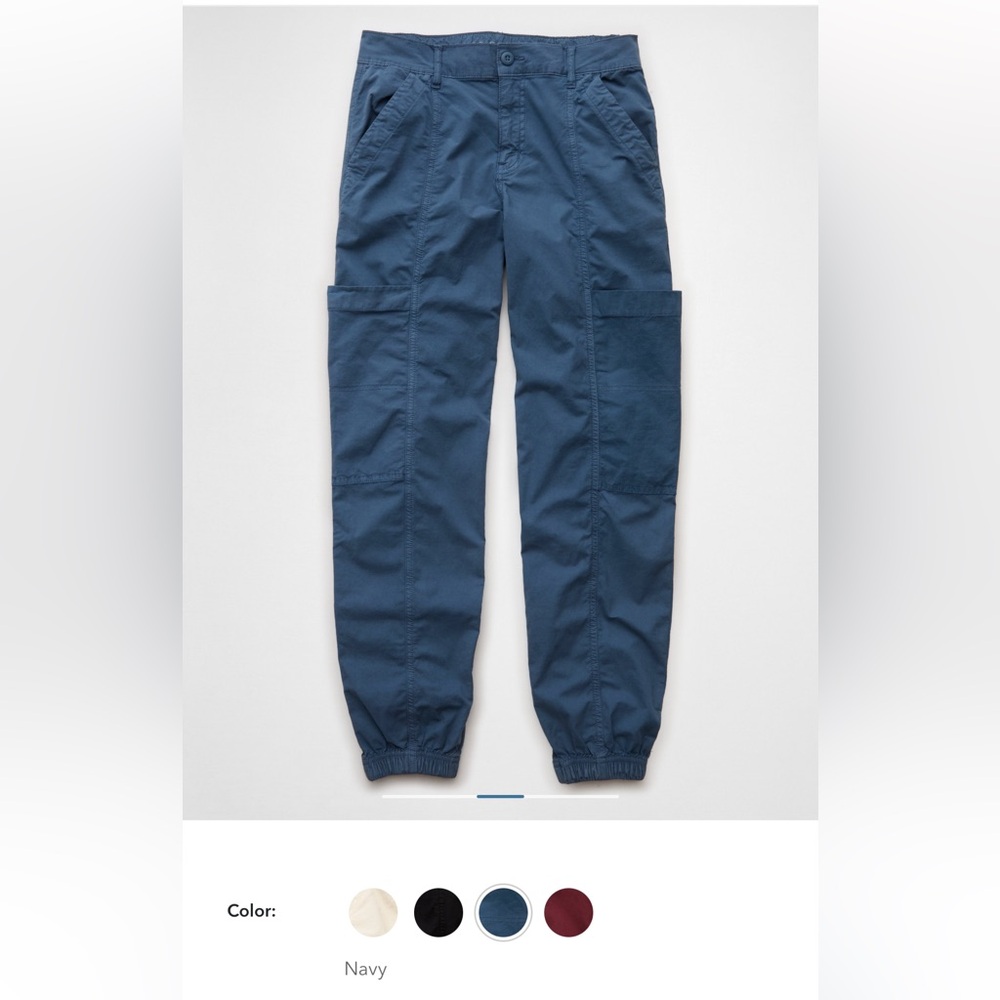 NWOT baggy cargo joggers high waisted